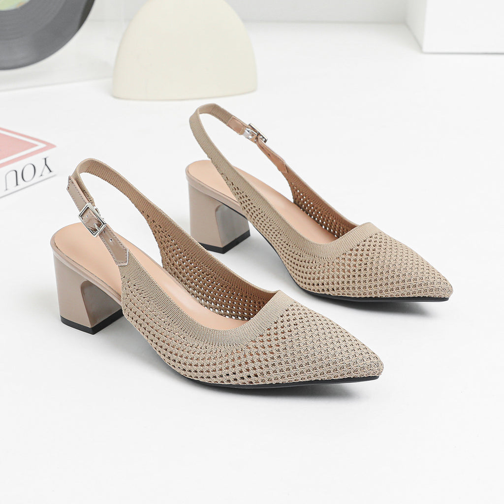 Sommermode: Neue gewebte Sandalen für Damen