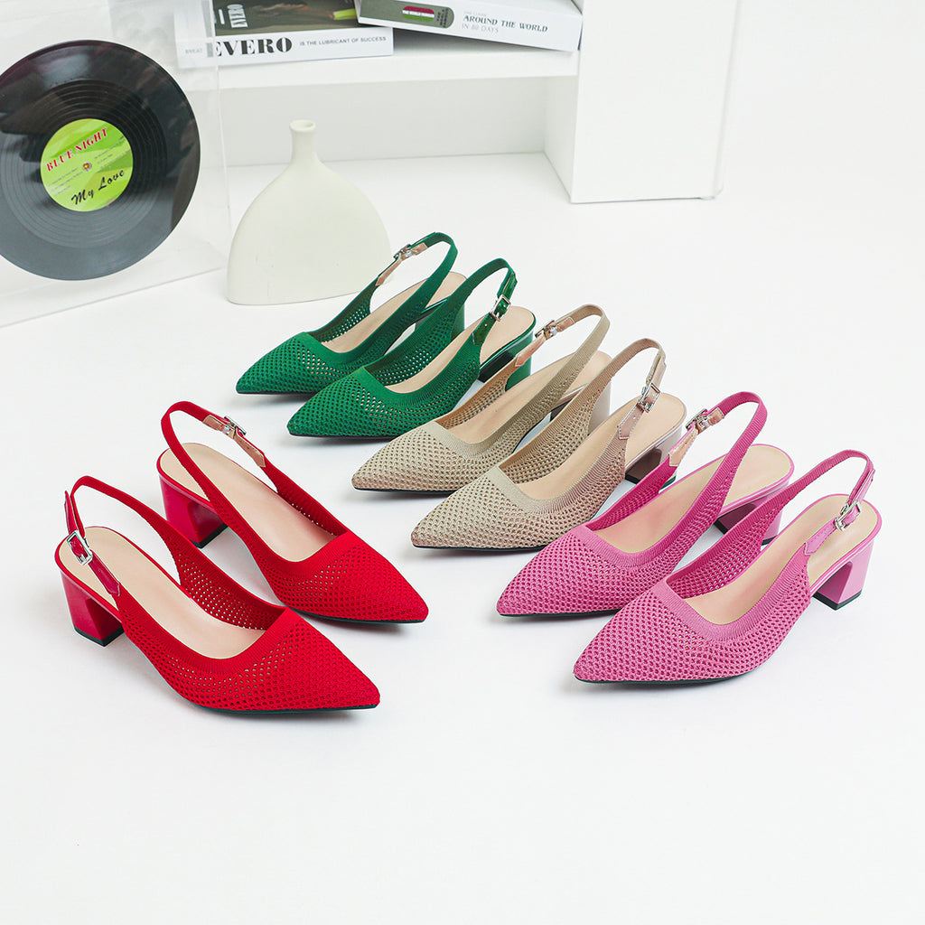 Sommermode: Neue gewebte Sandalen für Damen