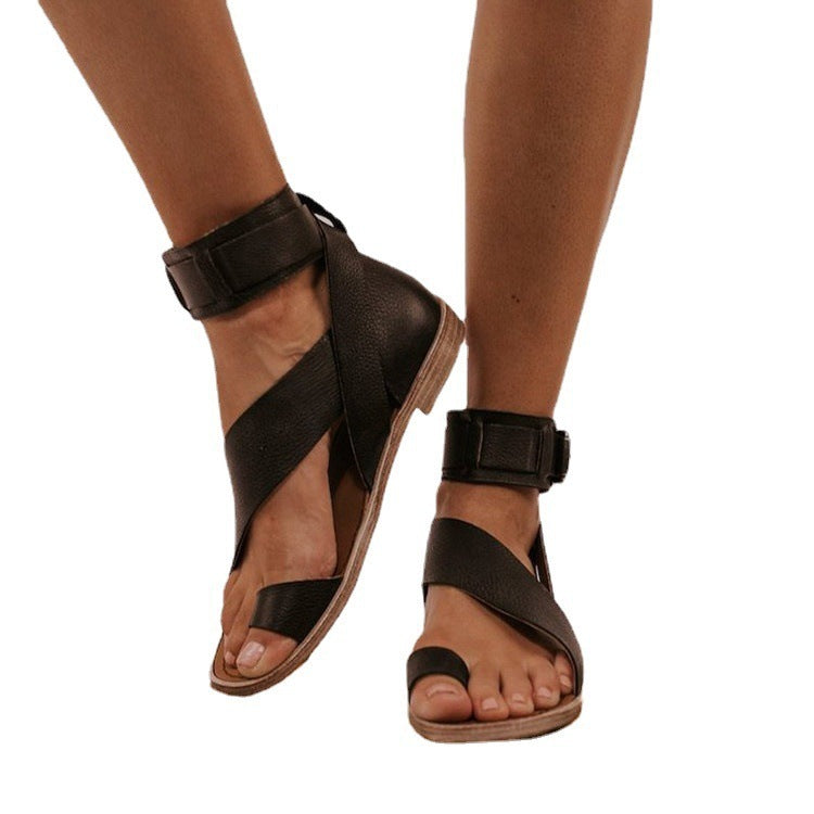 Damensandalen mit großem Zeh für den Sommer